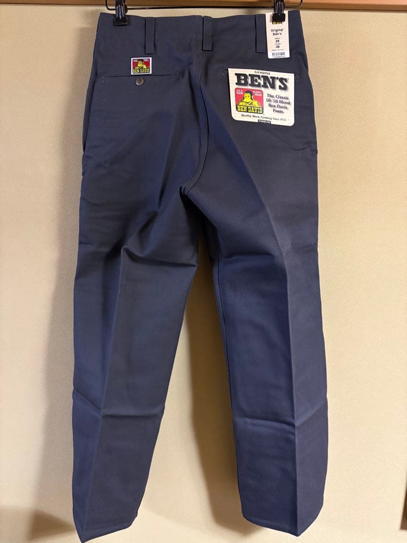 ベンデイビス ワークパンツ29インチ アメリカ製、デッドストック、グレー