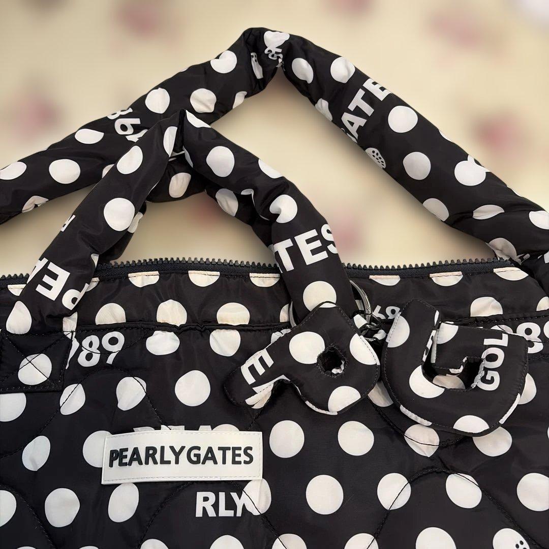 PEARLY GATES ドット柄トートバッグ　22