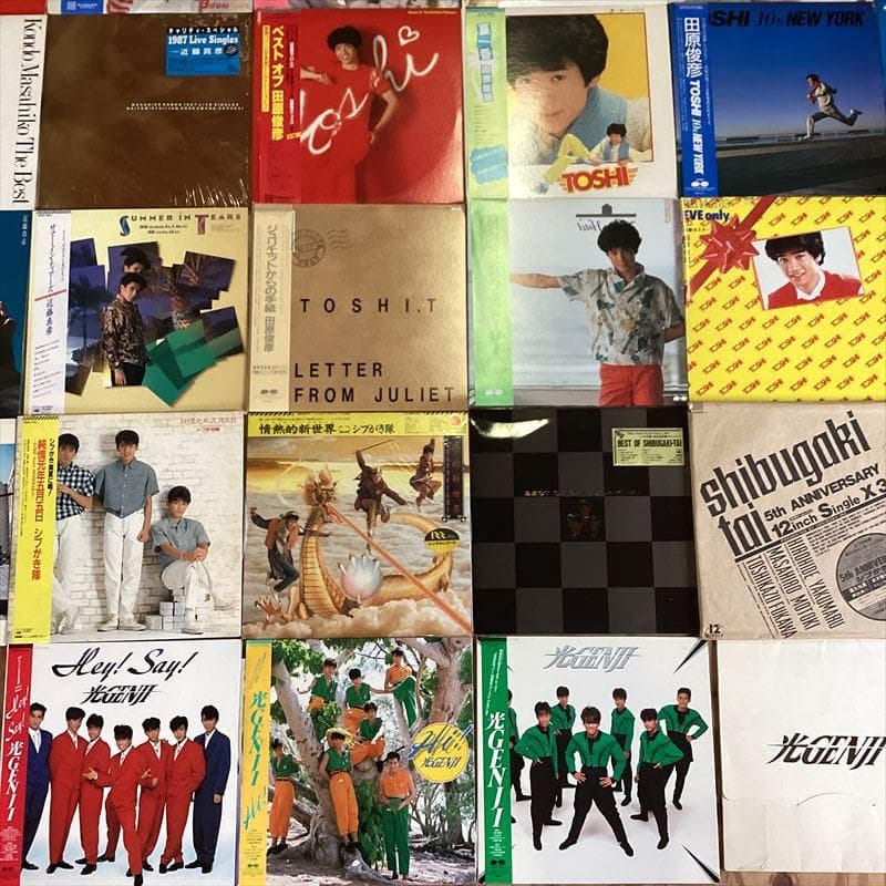 80年代　男性アイドル 【61枚】 TF0423-11　レコード　昭和ポップス