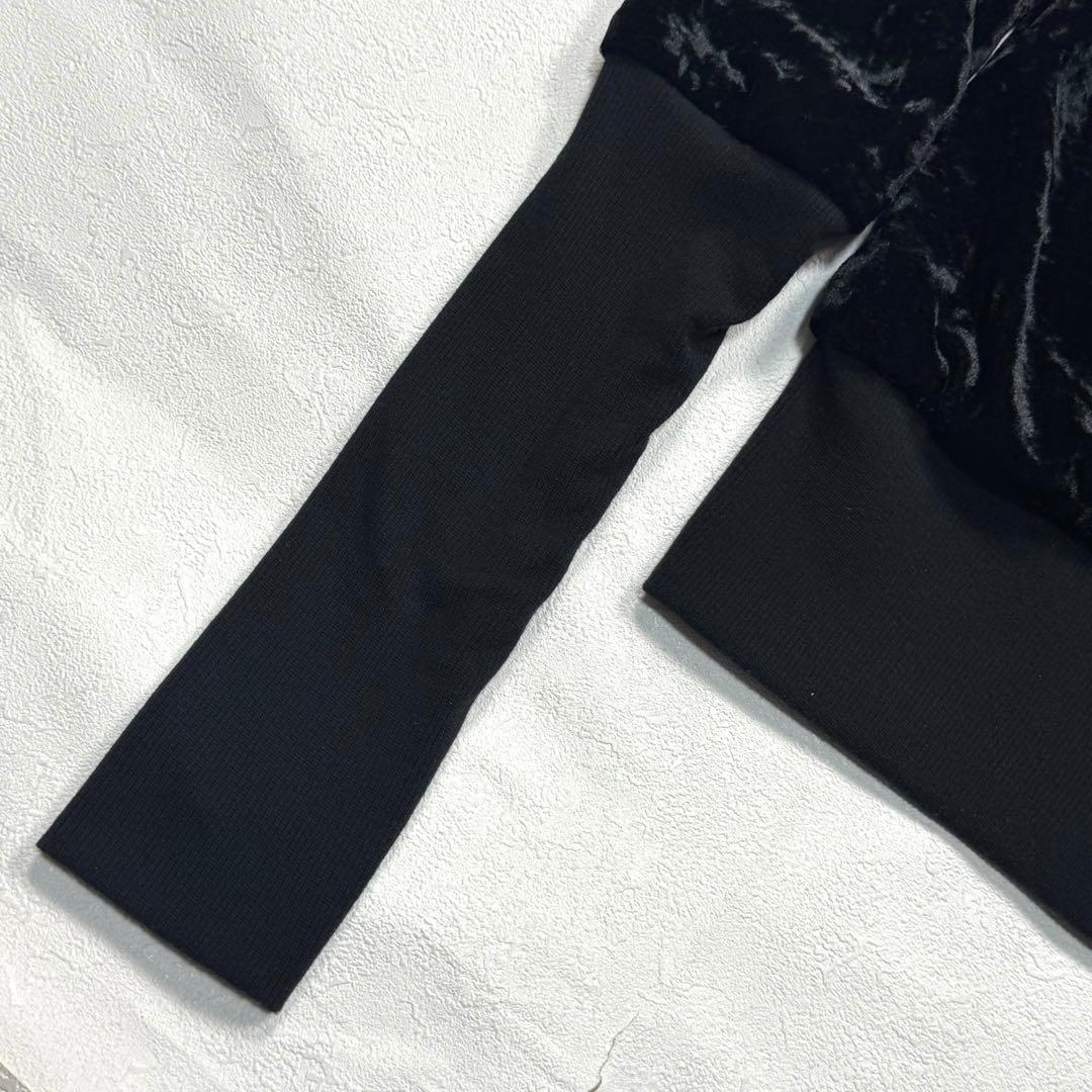 JSG Y2K 平成 ギャル ベロア ジップ パーカー 猫耳 ブラック ピンク