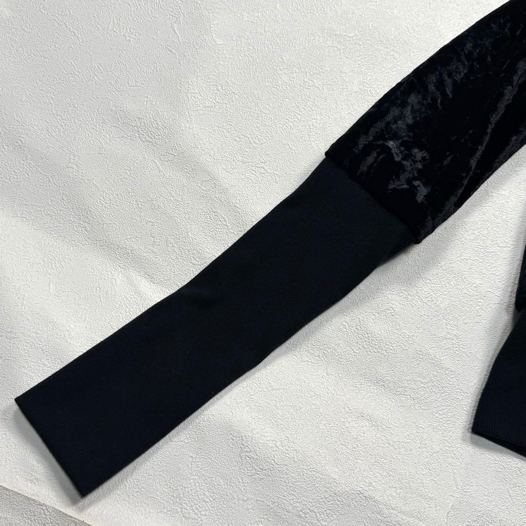 JSG Y2K 平成 ギャル ベロア ジップ パーカー 猫耳 ブラック ピンク