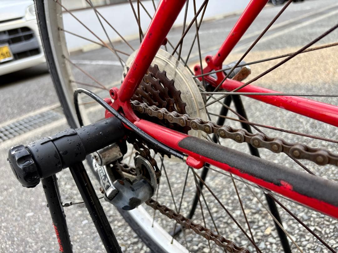 ビンテージクロモリMTB スペシャライズドOLD MTB タイヤ前後新品 難あり