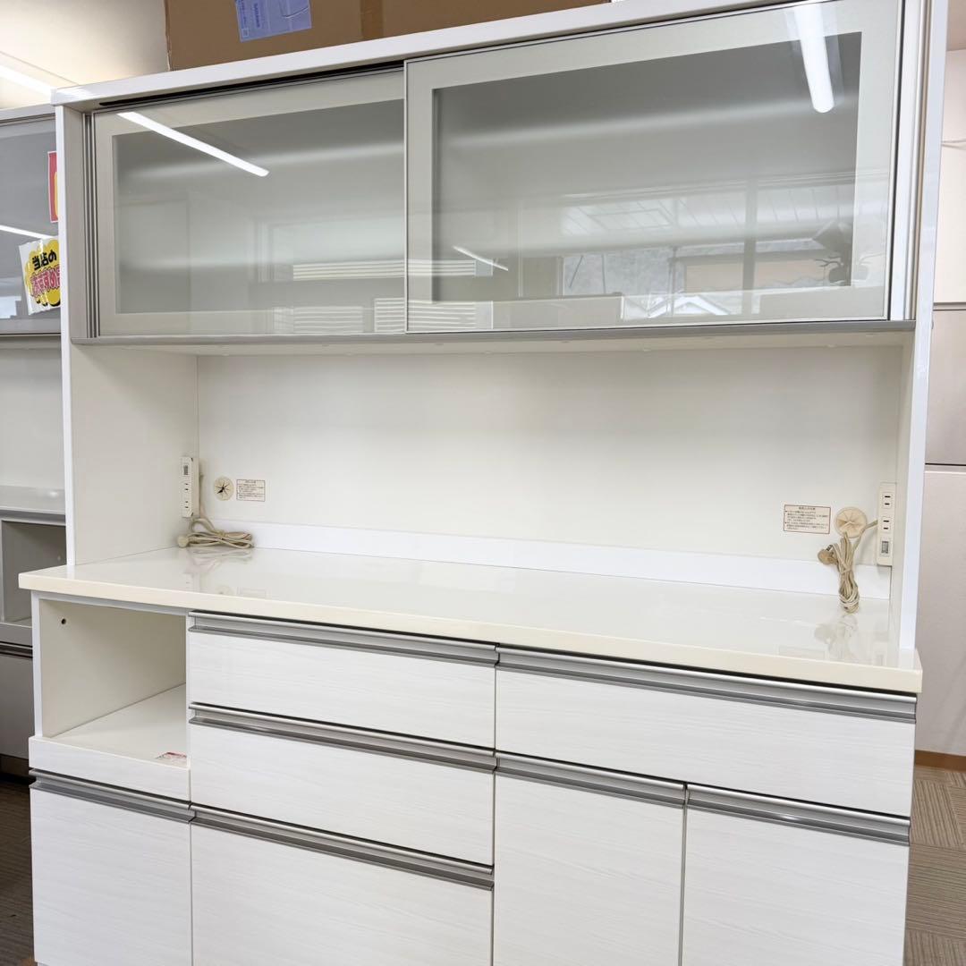 定価174,000円♪ ニトリ 160cm幅キッチンボード(リガーレ160KB)