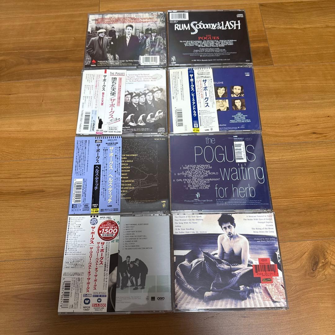 The Pogues CD 7枚＋The Popes1枚