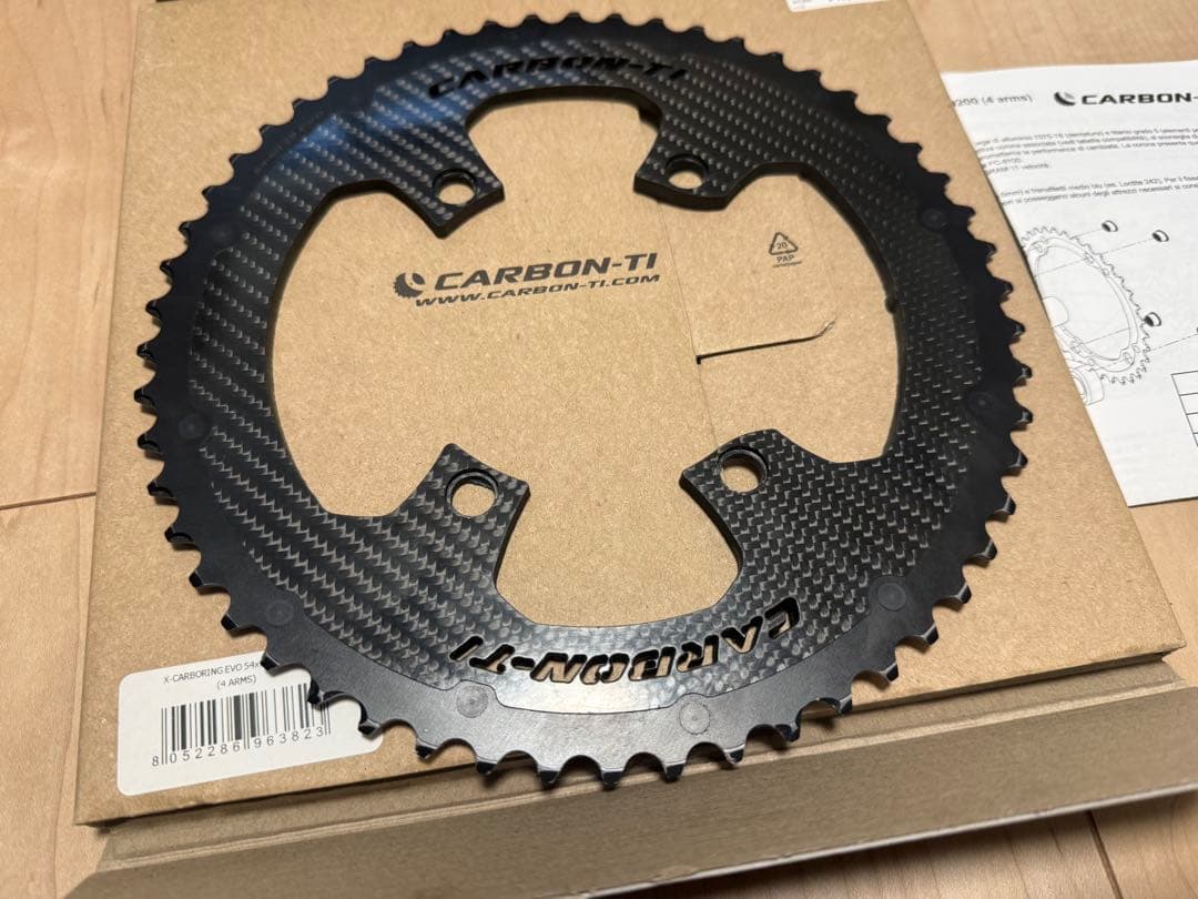 carbon ti チェーンリング　デュラエース9200/9100用54T