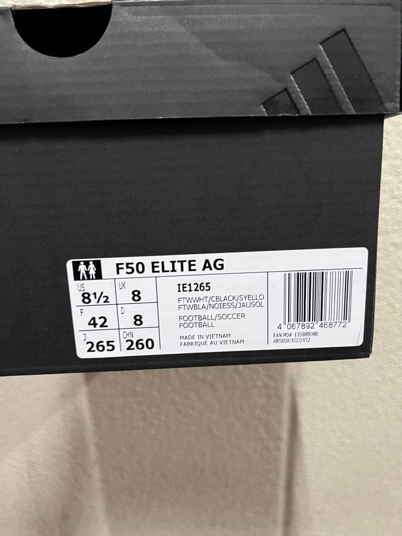 adidas F50 ELITE AG 26.5cm サッカー　スパイク