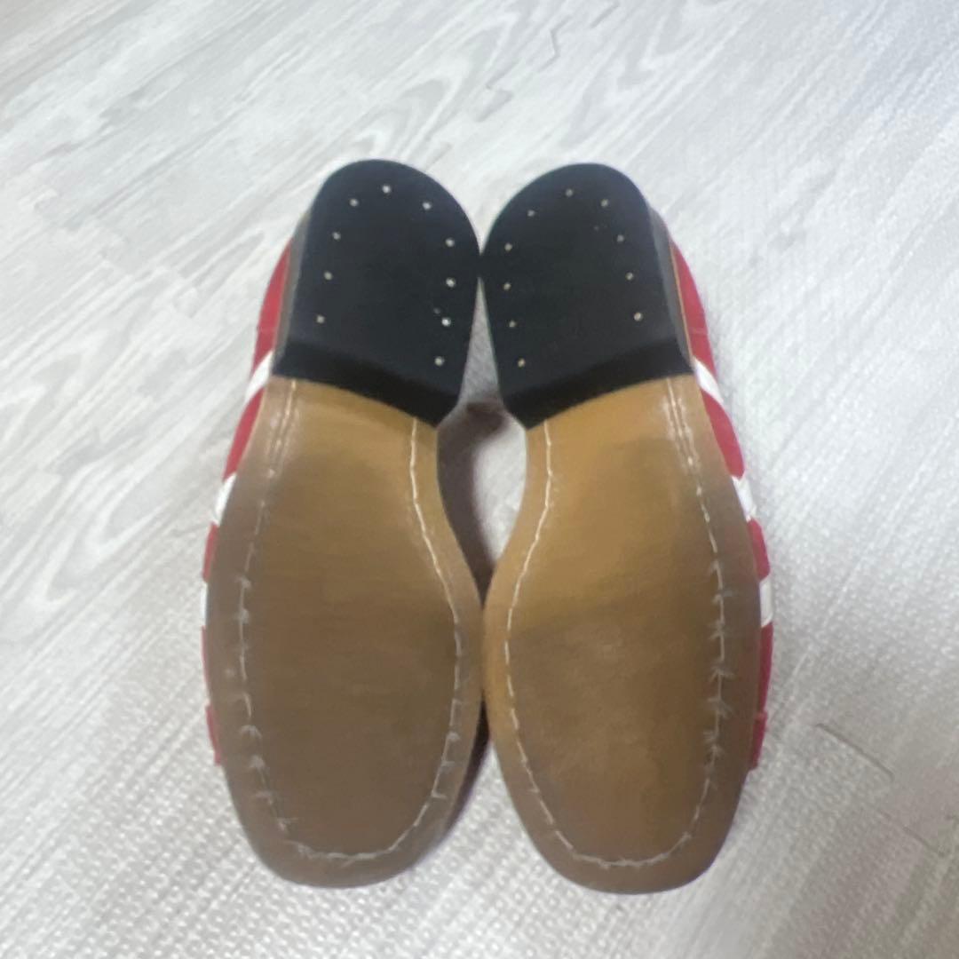 ASICS レッド トレーニングシューズ 日本製　27センチ