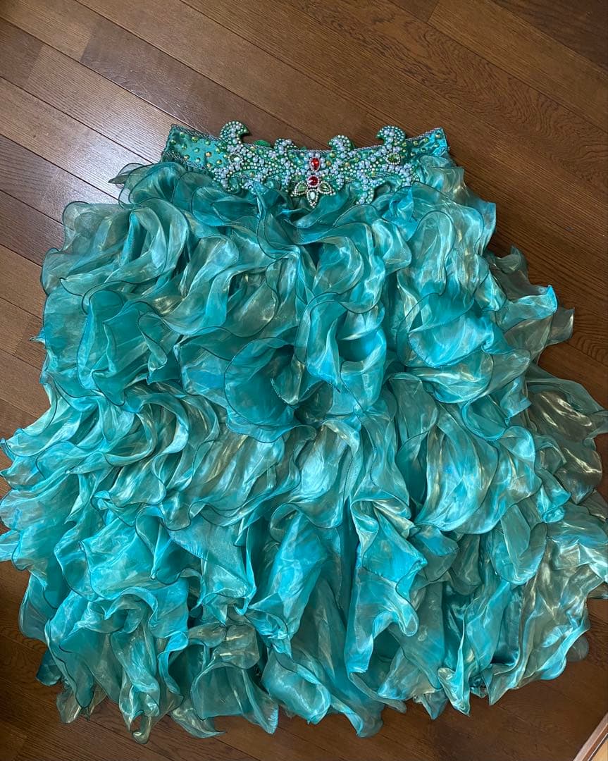 ベリーダンス衣装　グリーン