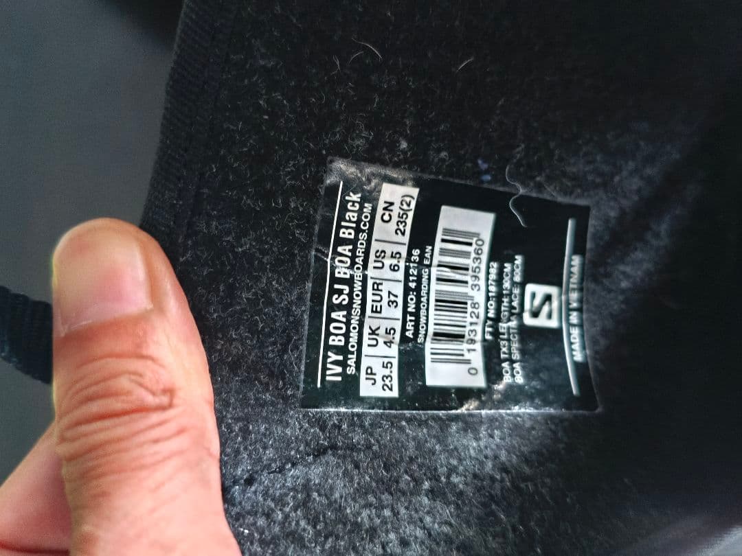 SALOMON IVY ボアシステム スノーボードブーツ