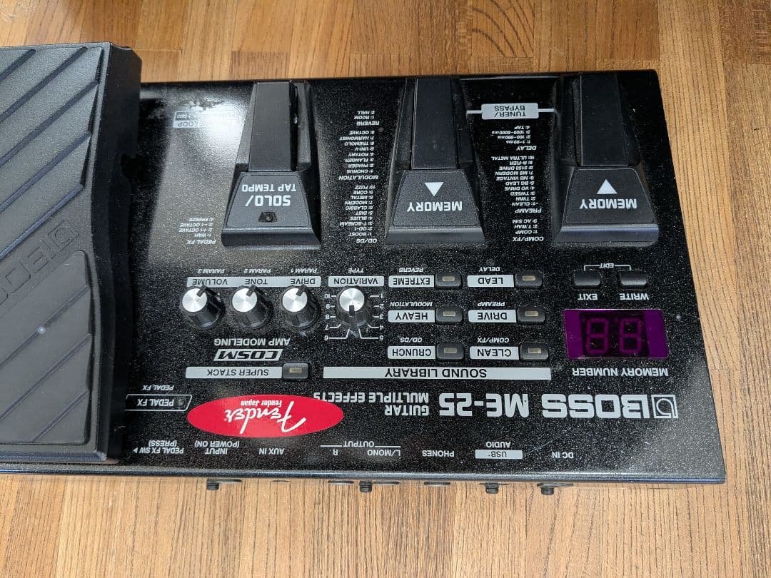 BOSSマルチエフェクターME-25　中古