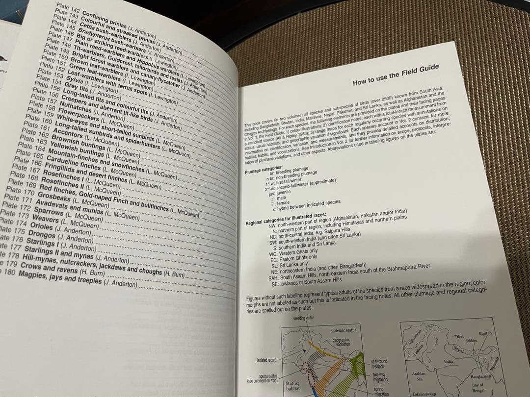 洋書 Birds of South Asia: The Ripley Guide