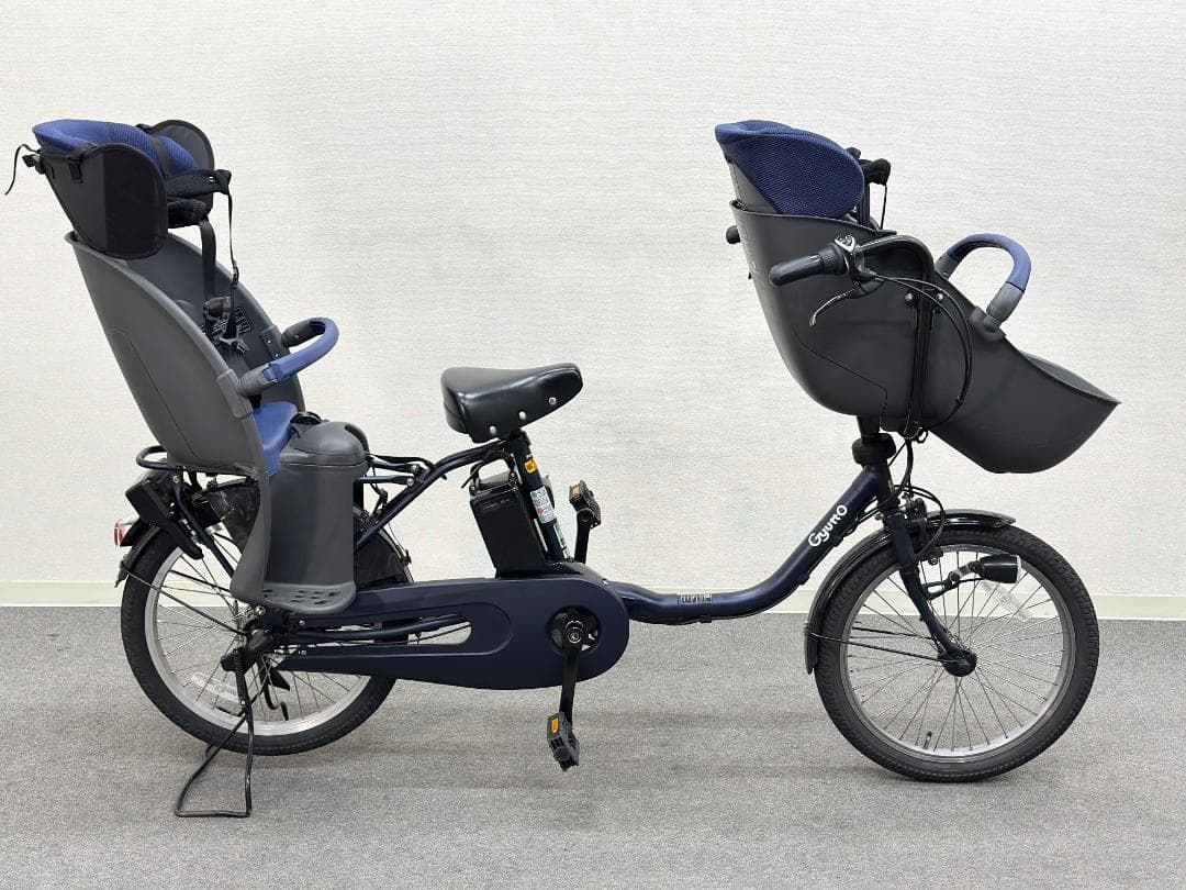 ■パナソニック■子乗せ電動アシスト自転車　レインカバー＆チャイルドシート付き