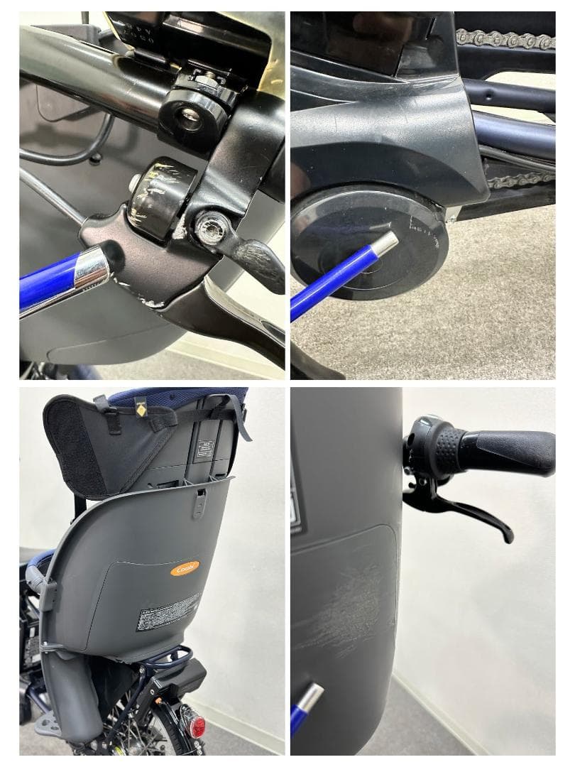 ■パナソニック■子乗せ電動アシスト自転車　レインカバー＆チャイルドシート付き