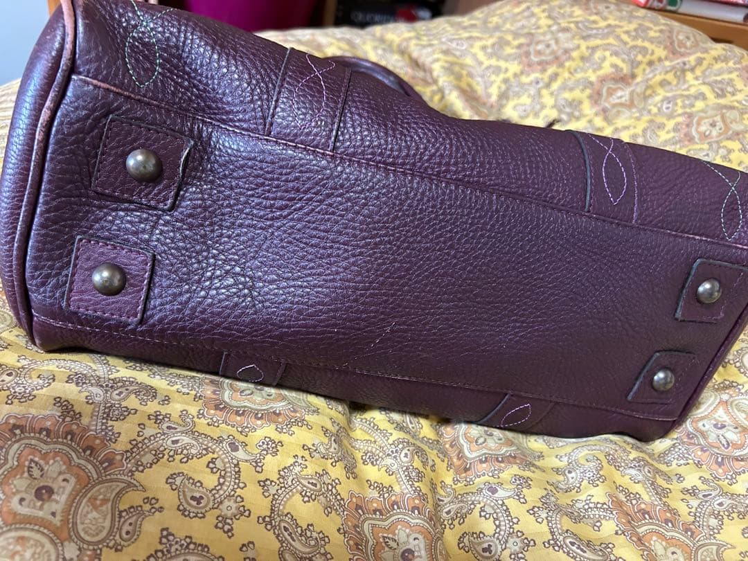 マルベリー濃いパープルバッグ