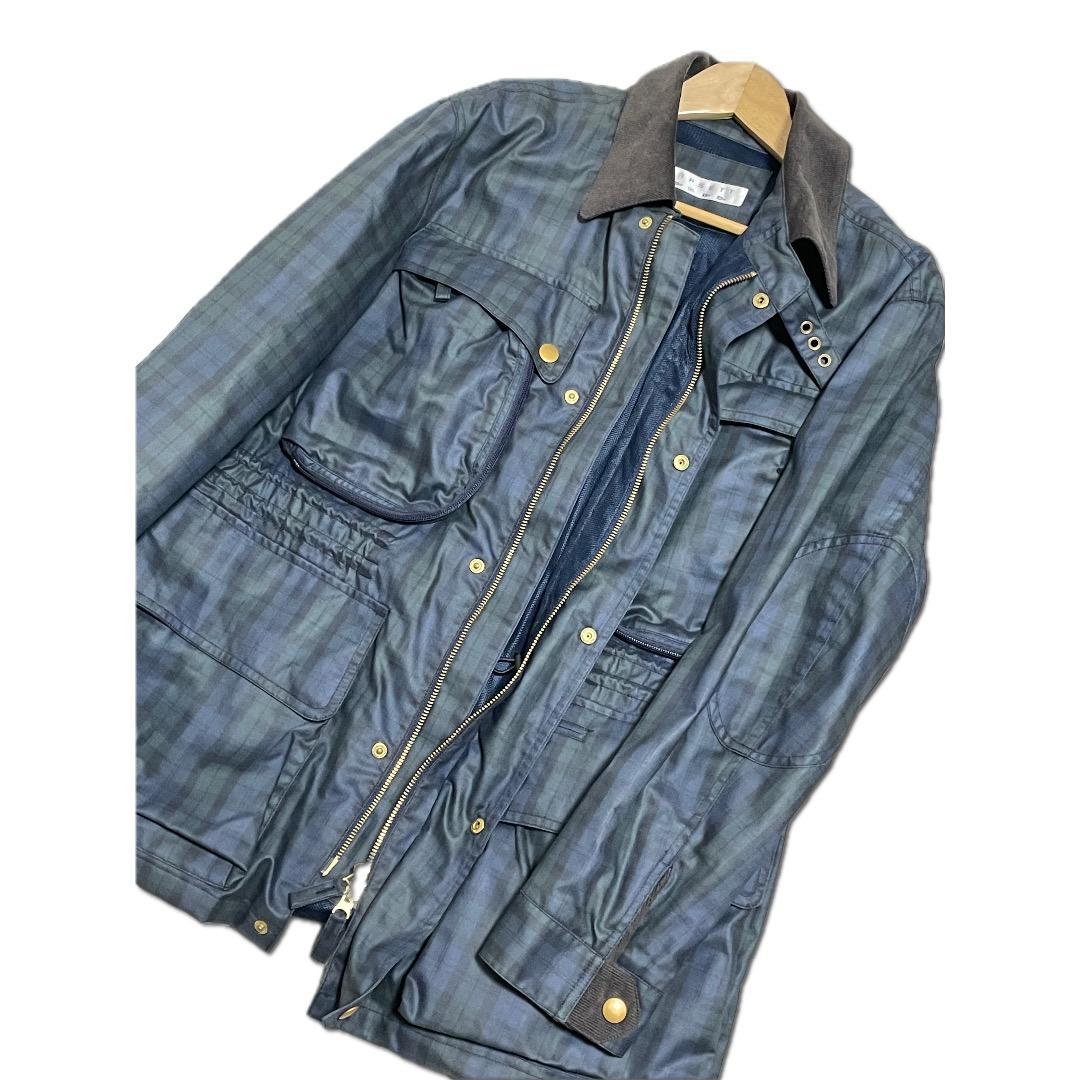 LIPSETTE ハンティングジャケット ブラックウォッチ柄 Ｌサイズ 日本製