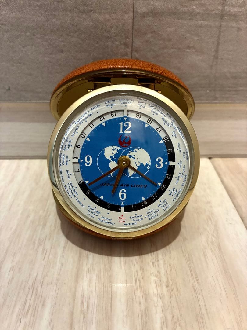 JAL トラベルアラーム　目覚まし時計　レトロ