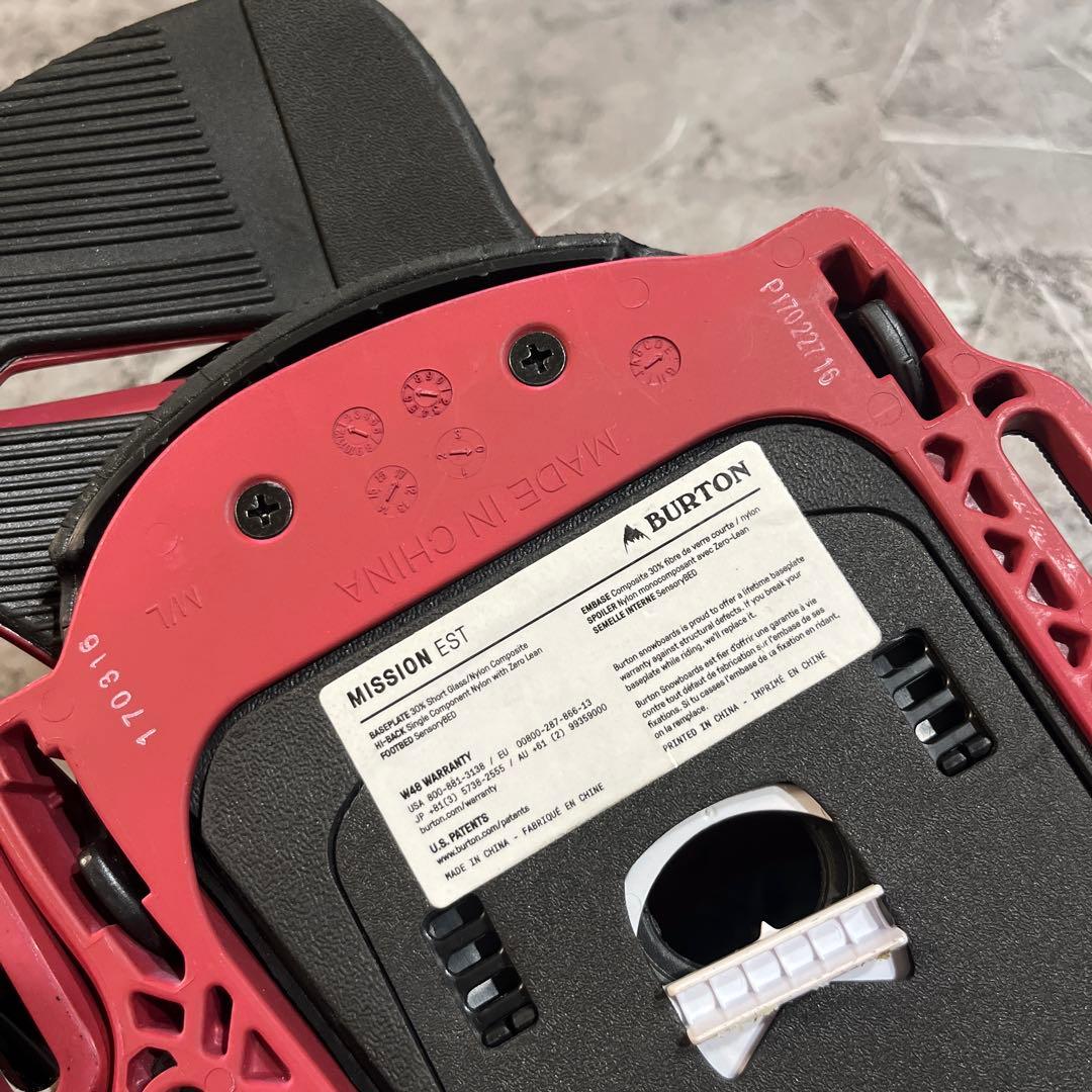 ￼BURTONバートン MISSION ESTビンディング　Ｍ／Ｌスノーボード