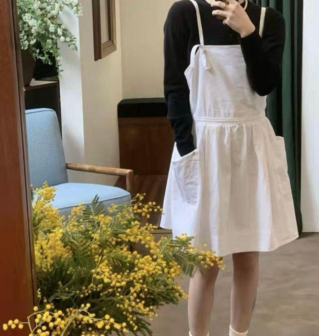 【定価15,000円程】The Barnnet エプロンワンピース バーネット