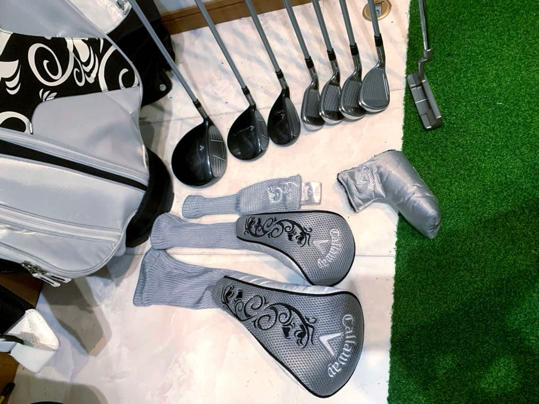 良品　キャロウェイ　ソレイユ　モノトーンカラー　レディースゴルフクラブ セット