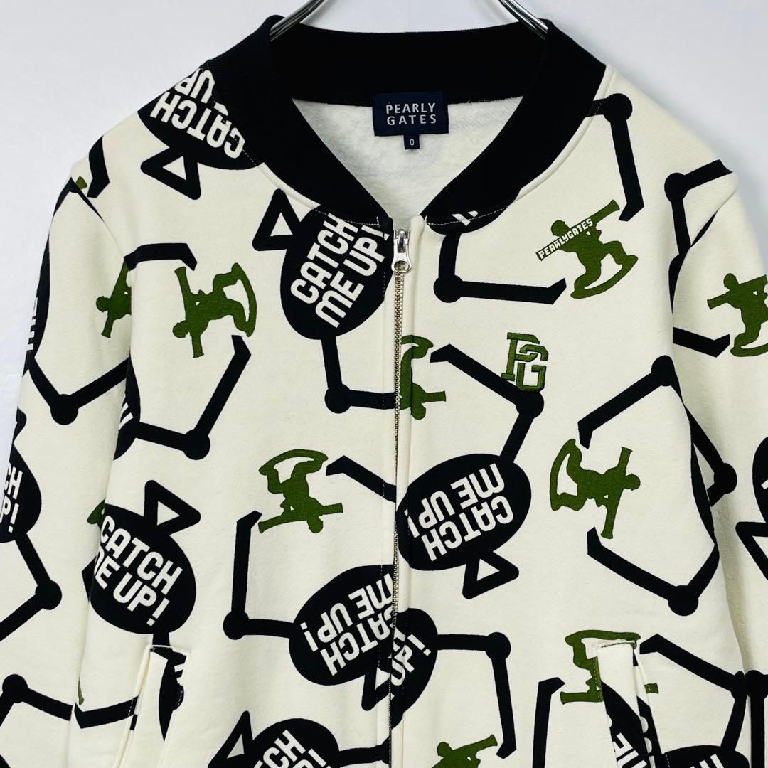 パーリーゲイツ　総柄　スウェットジャケット