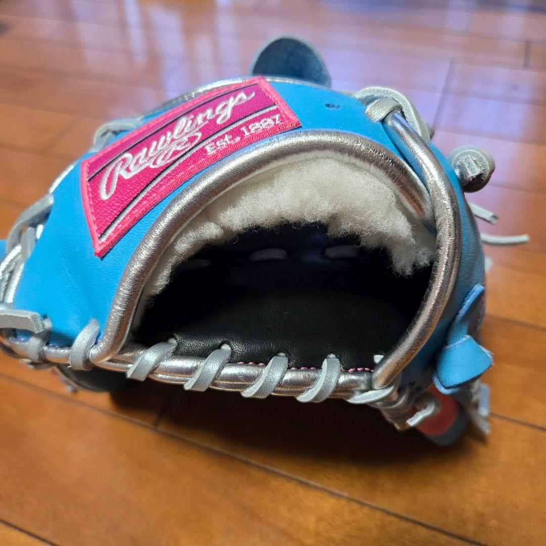 型付け済み！軟式グローブ グラブ エクセルウィザー ド 02 投手用