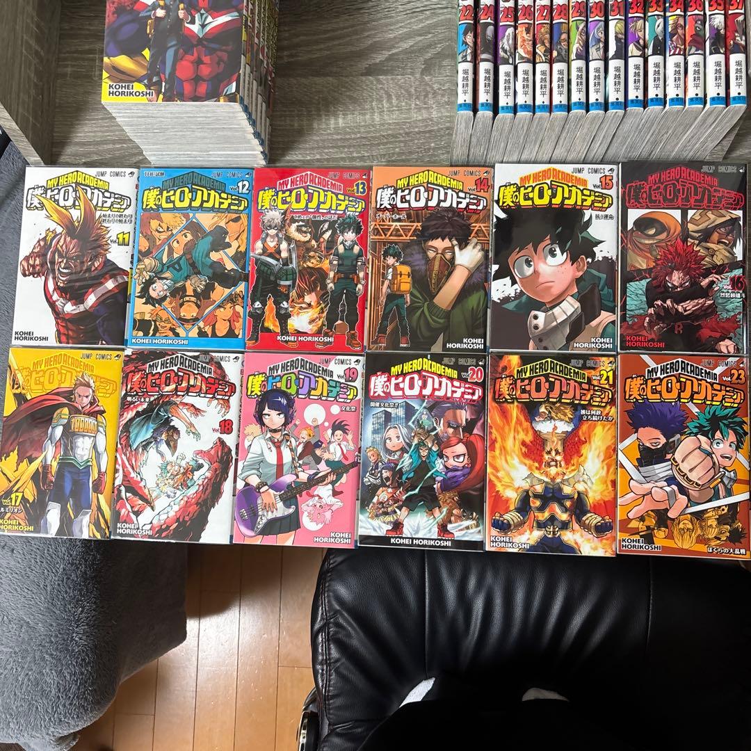 ち*り様 僕のヒーローアカデミア 全37巻セット　1-37巻 ◎即日配送
