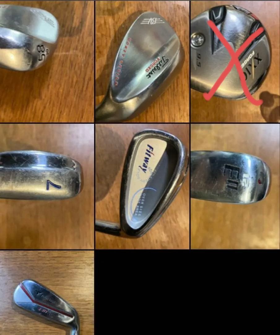 ゴルフクラブ7本セット