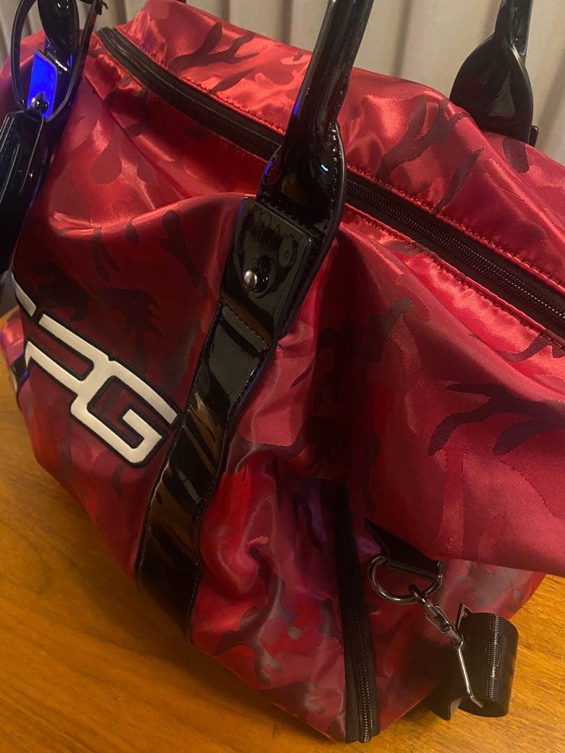 【未使用美品】CPG 赤色 迷彩柄 ゴルフバッグ