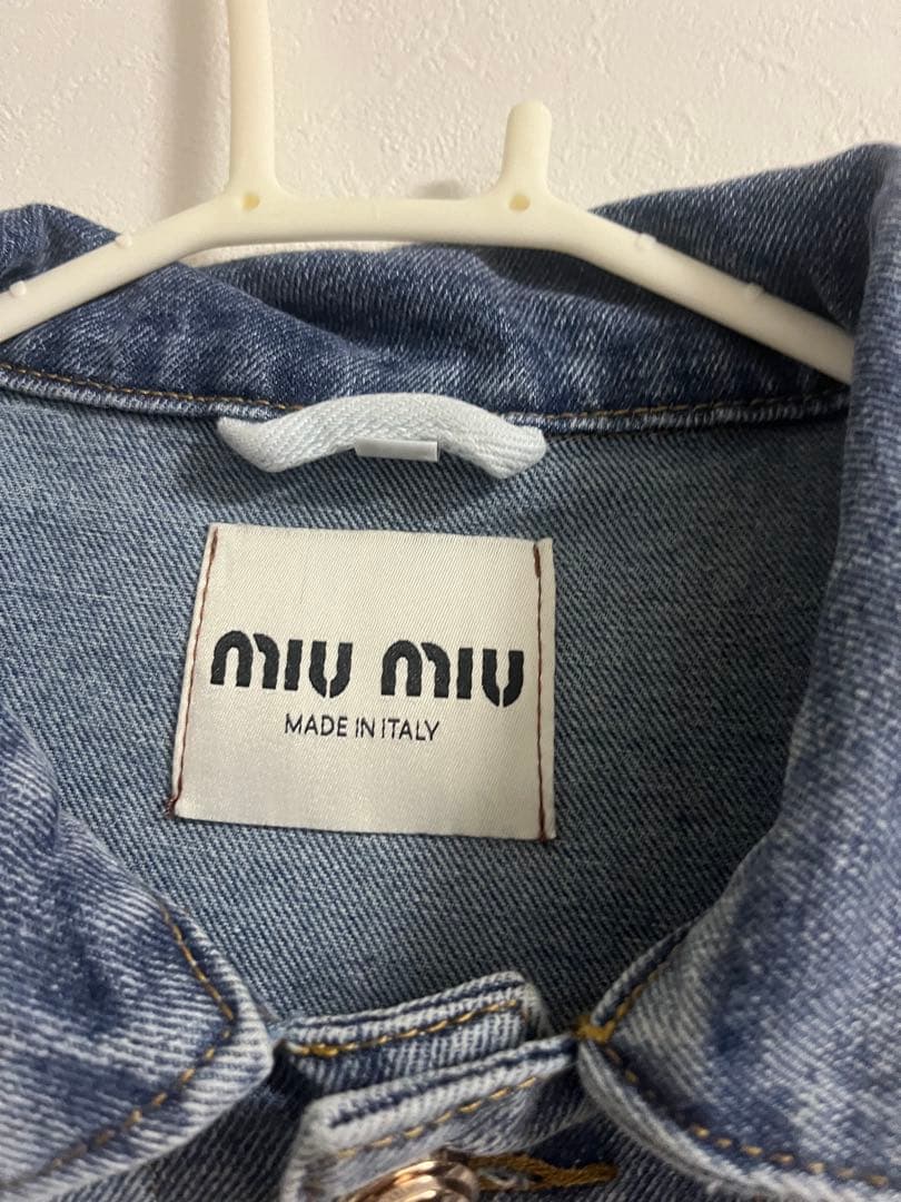 並行輸入 miu miu デニムジャケット