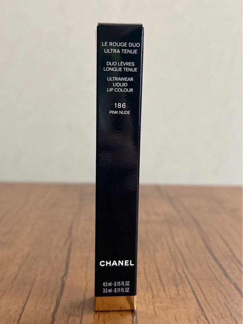 新品♡CHANEL ル ルージュ デュオ ウルトラトゥニュ 186 ピンクヌード