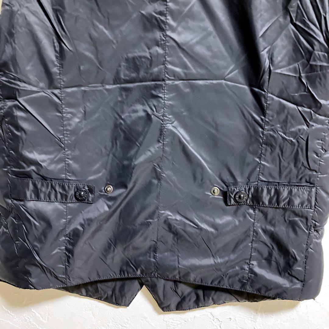 【新品タグ】TAION ダウンジレ ダウンベスト　ダブル　ブラック　S