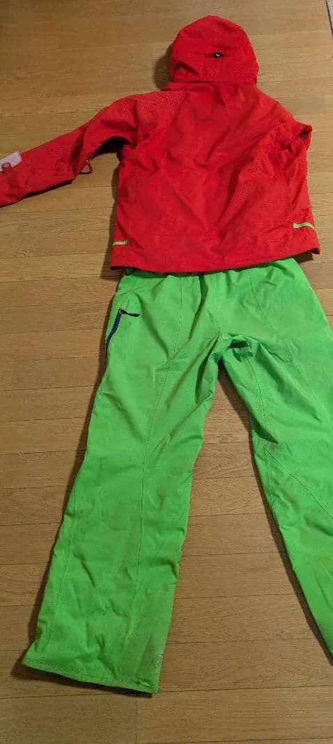 フェニックススキーウェアセット 赤/緑