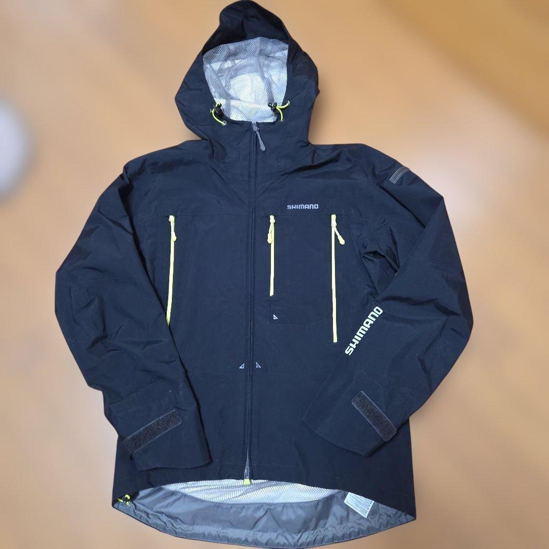 ㉛美品シマノレインスーツ レインウエア DSエクスプローラー L ベージュカモ