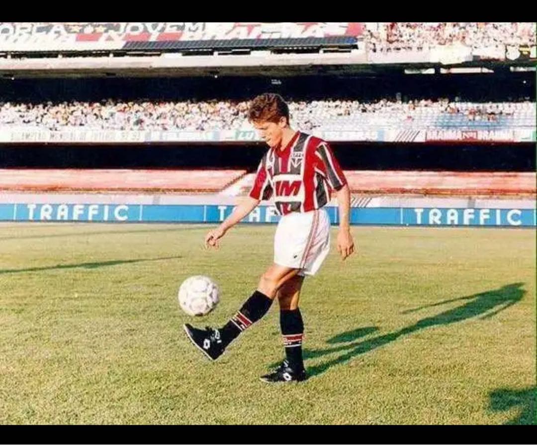 ペナルティサンパウロ1993 1995アウェイ ユニフォームサッカー襟付き(L)