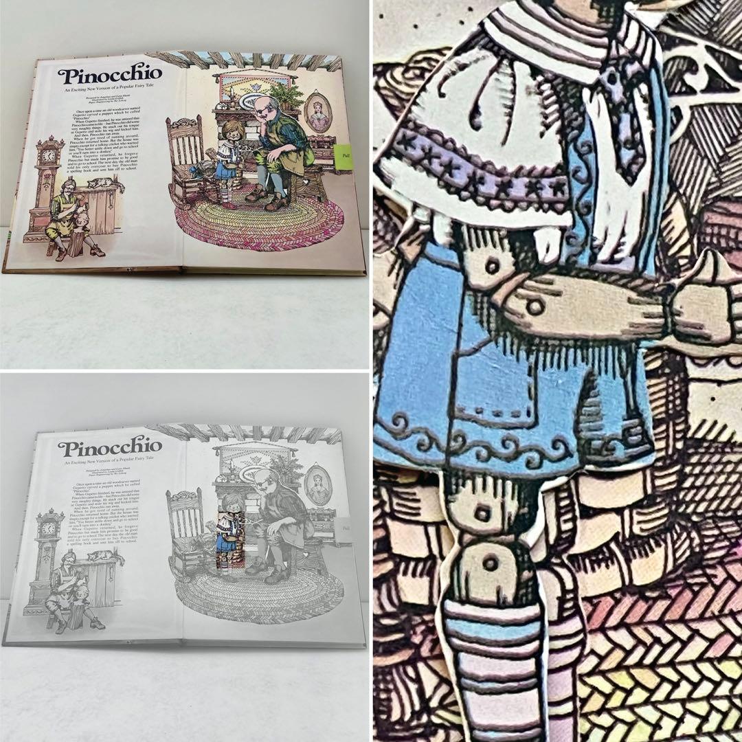 ピノキオ　白雪姫　仕掛け　絵本　洋書　英語　しかけ　えほん