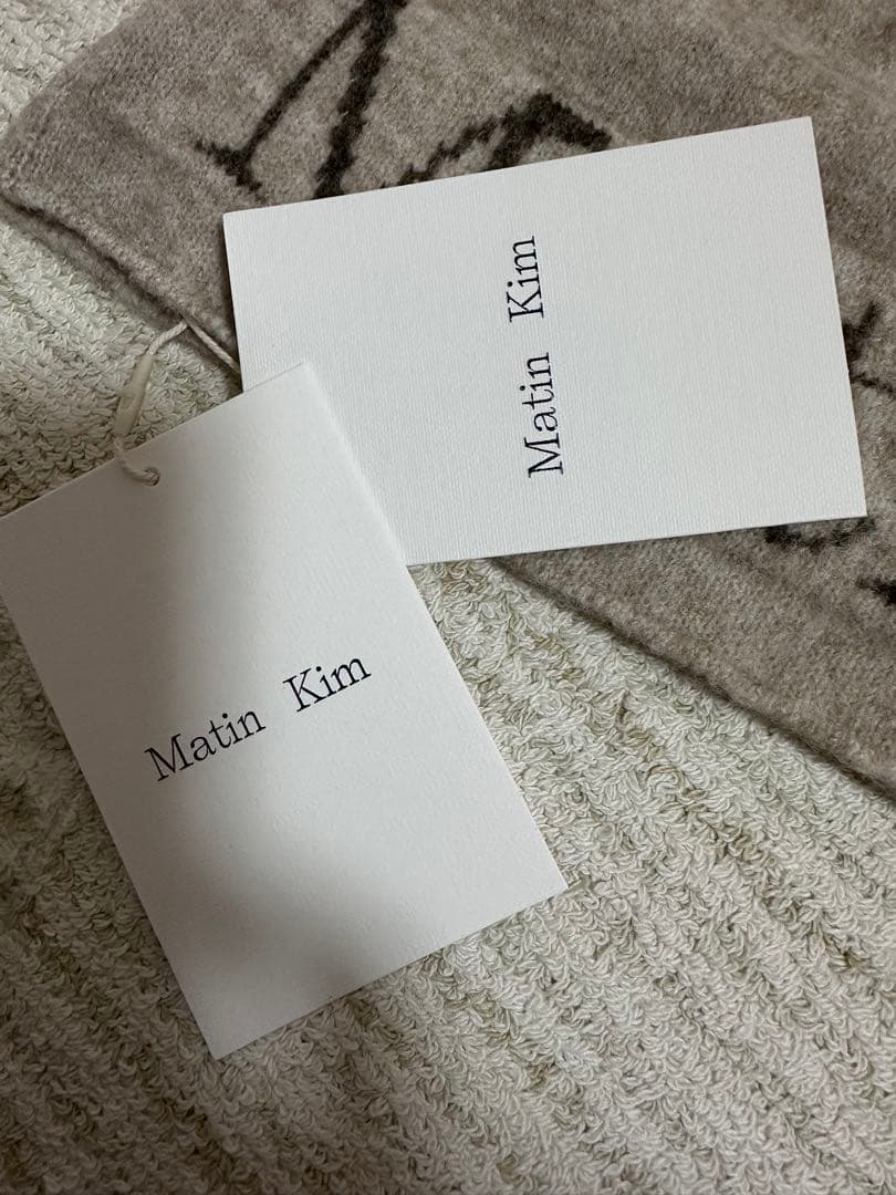 Matin Kim ニット帽 ウール