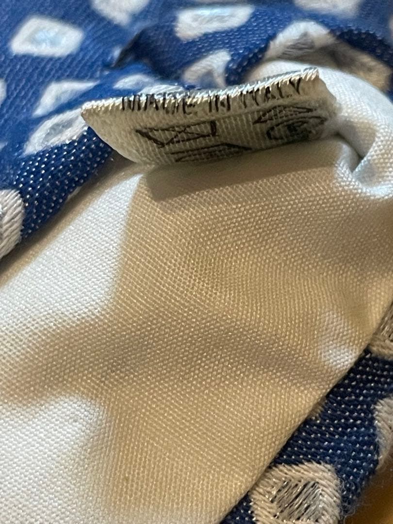 MarinellaマリネッラNapoliナポリイタリア製高級手作りネクタイ綿