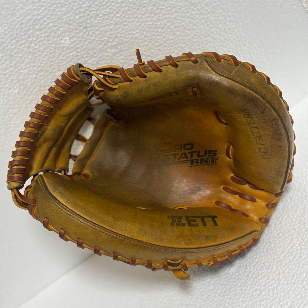 ZETT 硬式プロステイタス キャッチャーミット ヴェルダーラベル グラブ袋付き