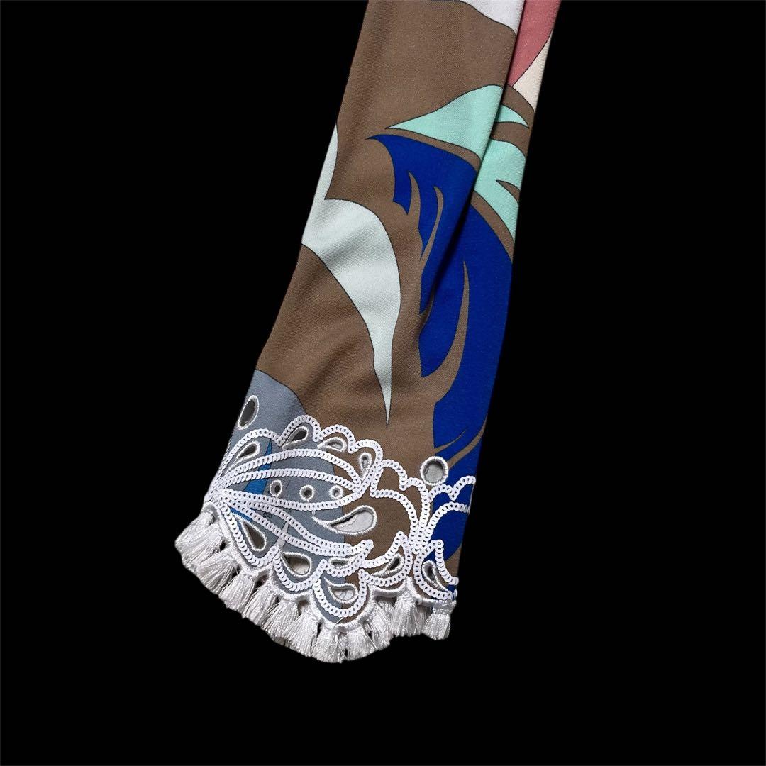 エミリオプッチEMILIO PUCCI 長袖タイトドレスワンピースサイズXS