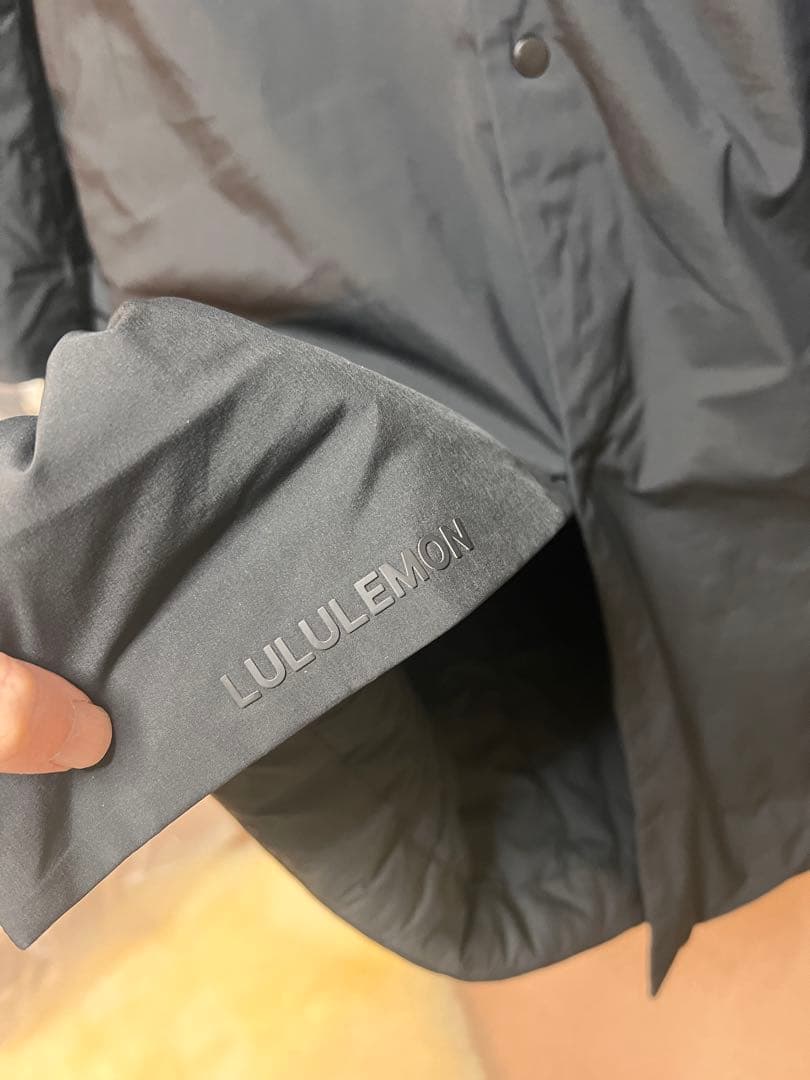 lululemon ルルレモン ブラック ロングコート ジャケット M