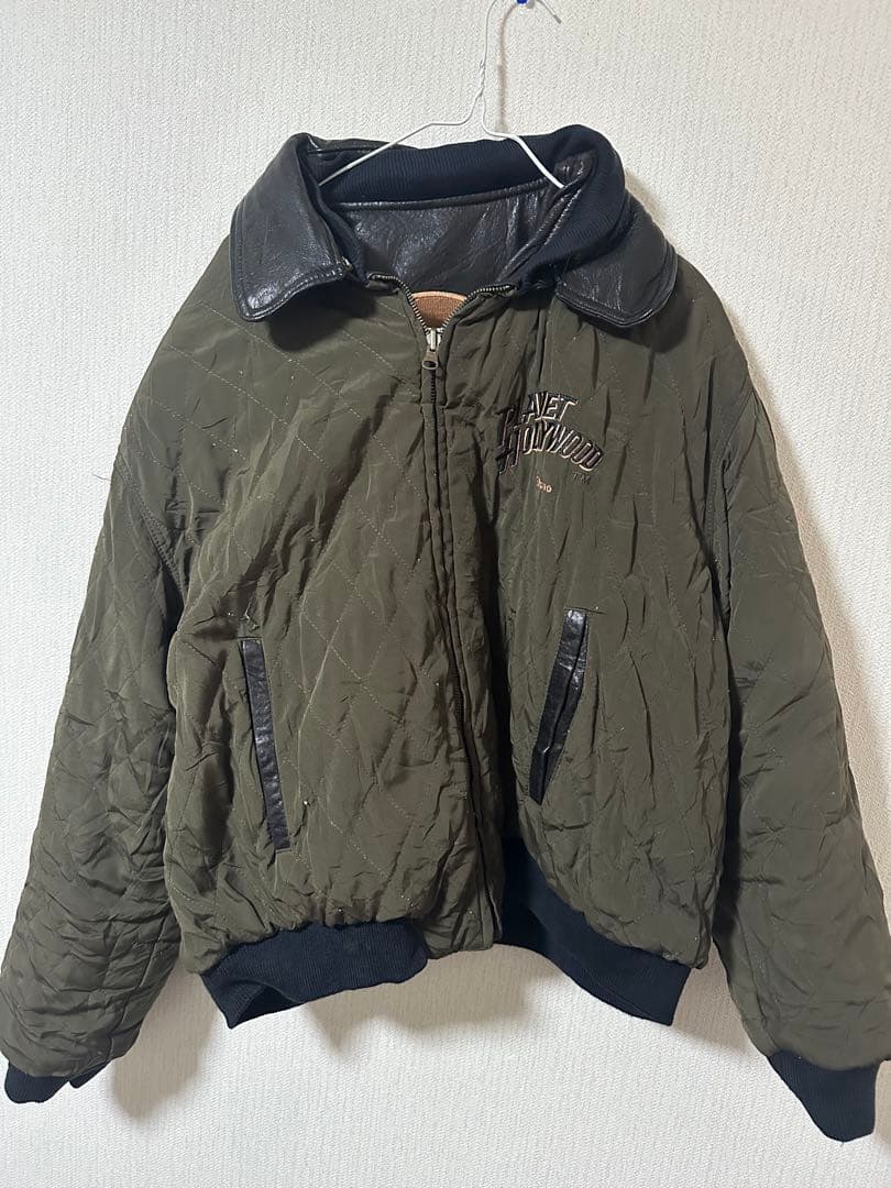 Planet Hollywood レザージャケット　リバーシブル