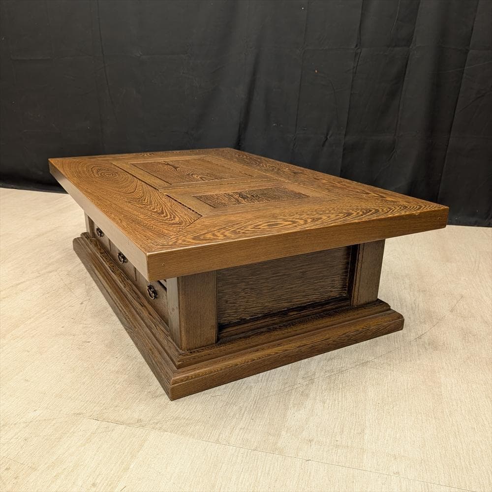 唐木　鉄刀木　無垢　重厚　関西火鉢　長火鉢　火鉢　囲炉裏　大和火鉢　座敷　座卓