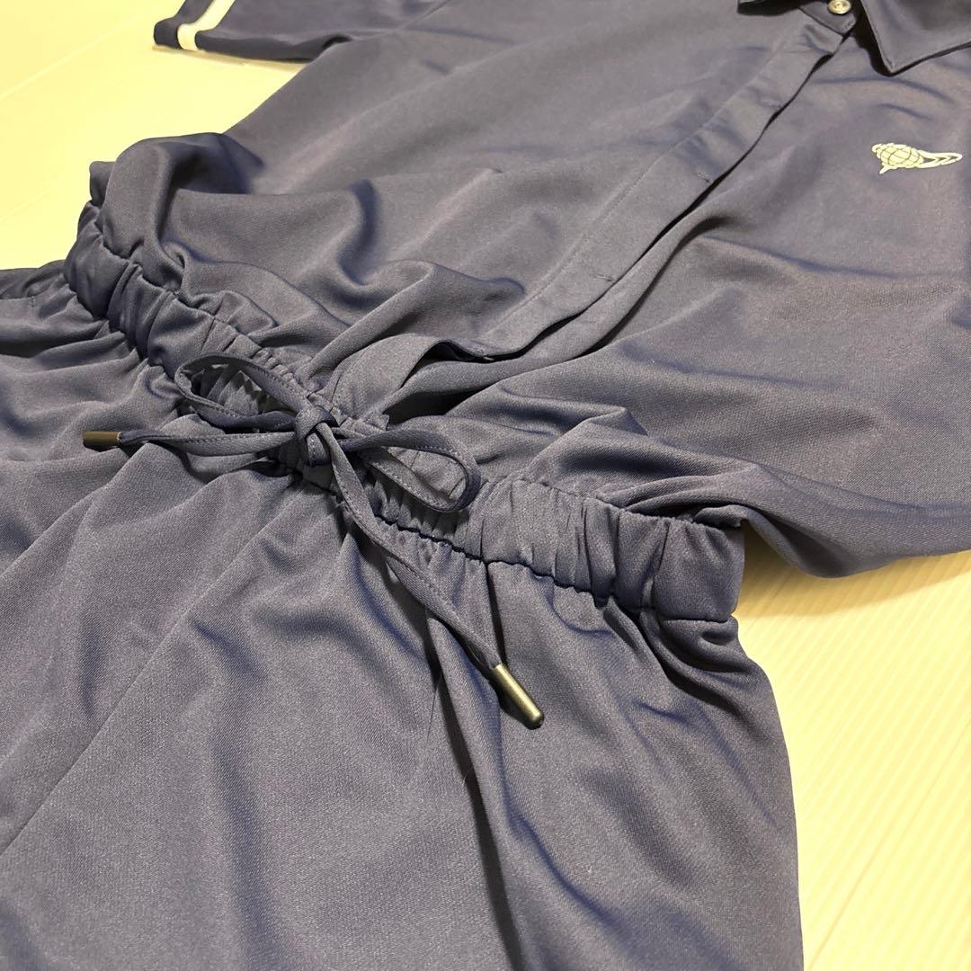 【BEAMS GOLF 】レディース　ゴルフウェア　ショートオール　ネイビー　S