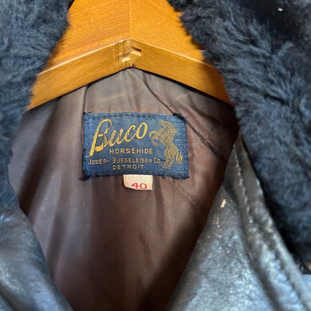 希少　ヴィンテージ　buco ホースハイド　40 リアルマッコイズ