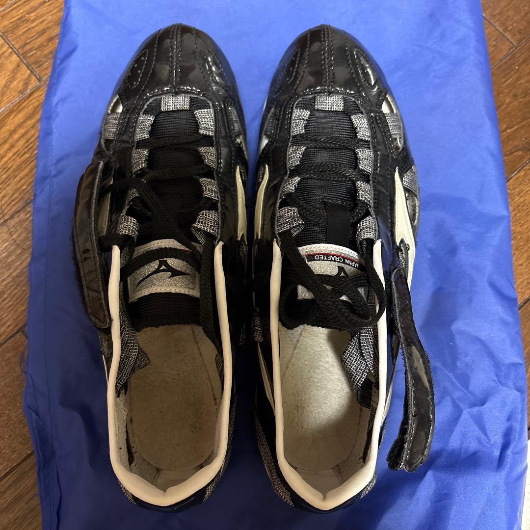 Mizuno スパイクシューズ 黒/白