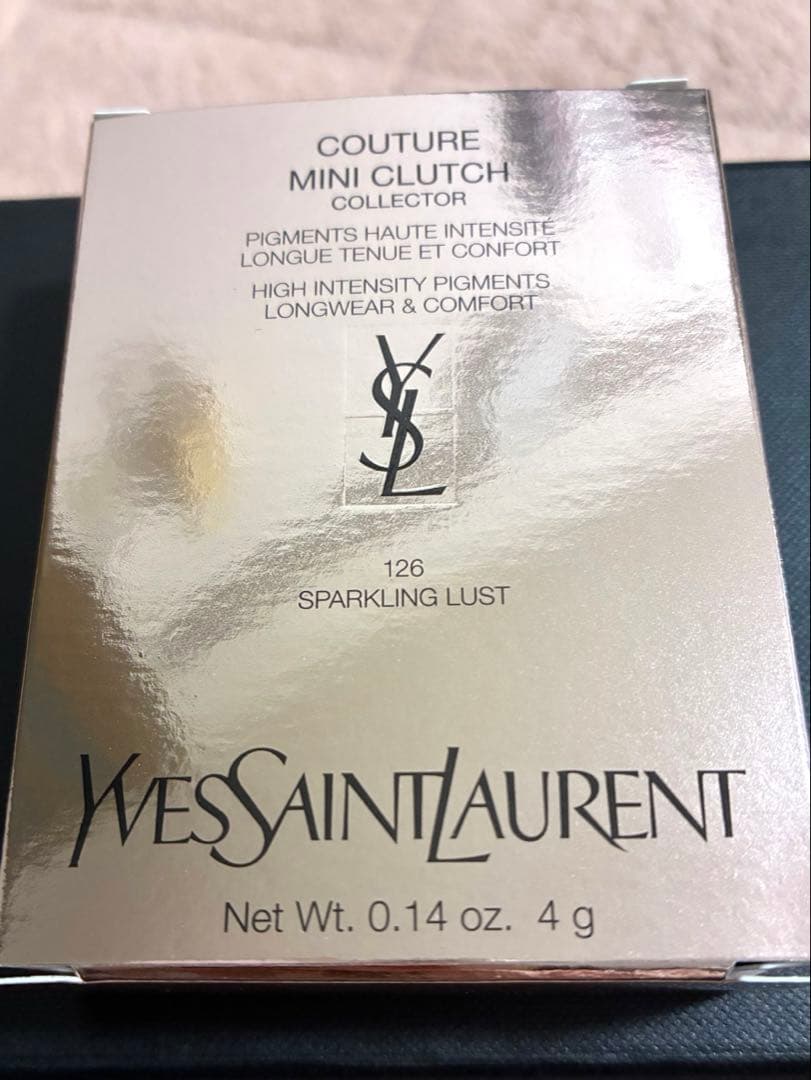イブサンローラン クチュール ミニ クラッチ 126 スパークリングラスト