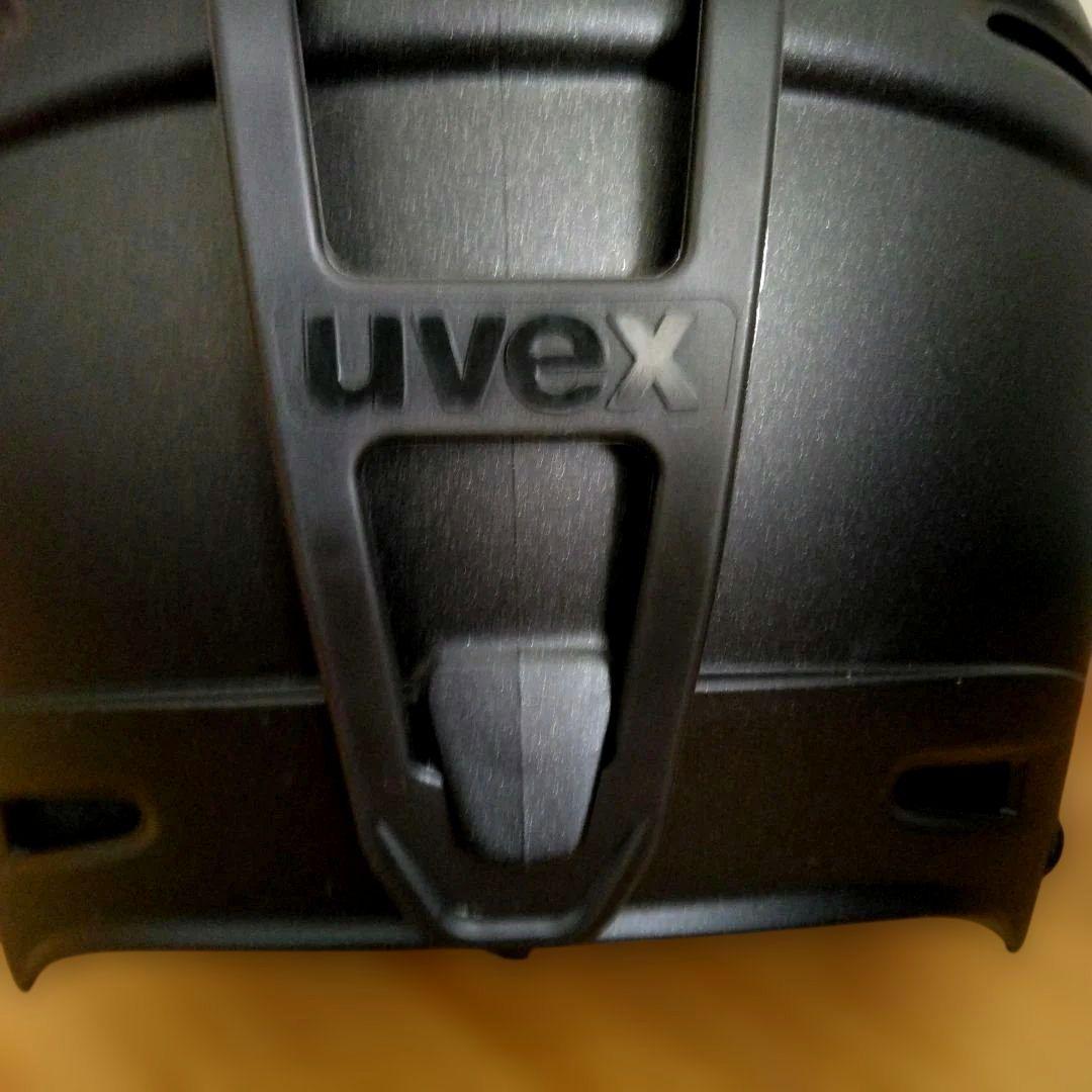 uvex ヘルメット　55-59㎝　ドイツ製　ダイヤル式サイズ調整　黒　美品