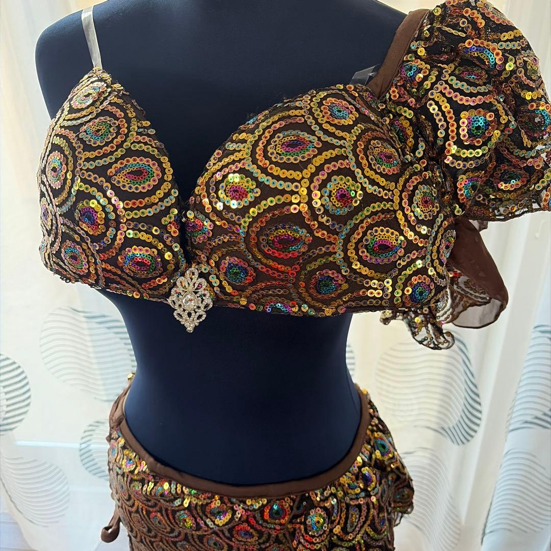 ベリーダンス衣装　ゴールド