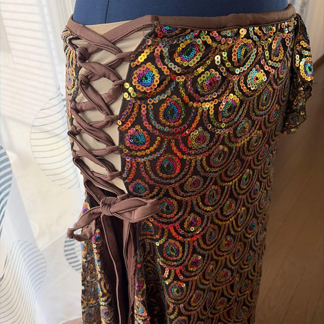 ベリーダンス衣装　ゴールド