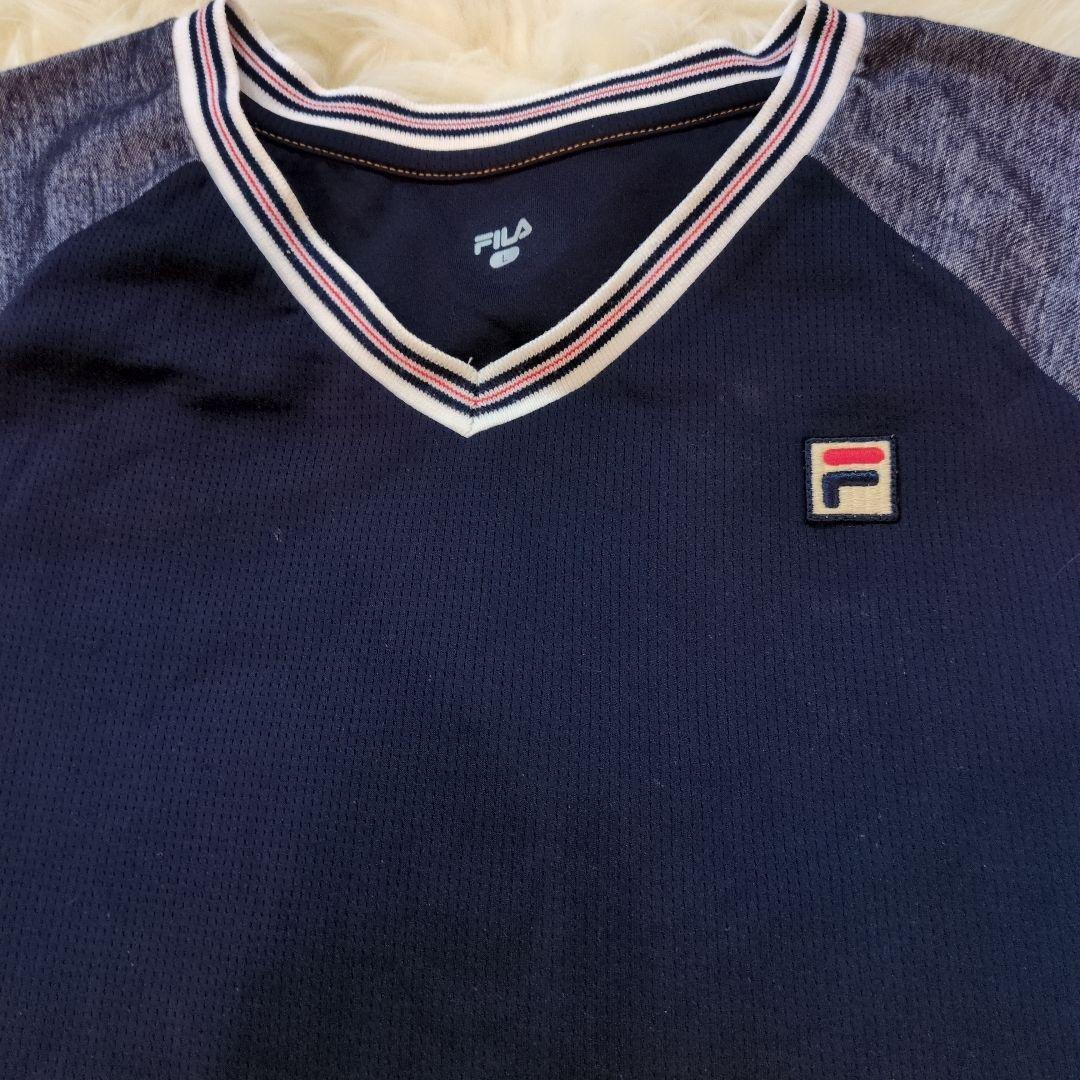 フィラFILA　レディーステニスウェア 　Lサイズ上下セットアップ